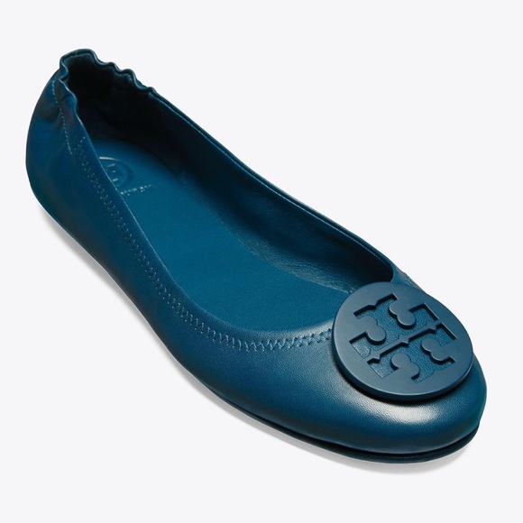 tory burch blue flats